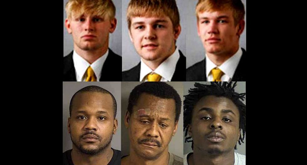 Charged with same crime, Iowa paper shows black suspects' mug shots but whites get yearbook pics