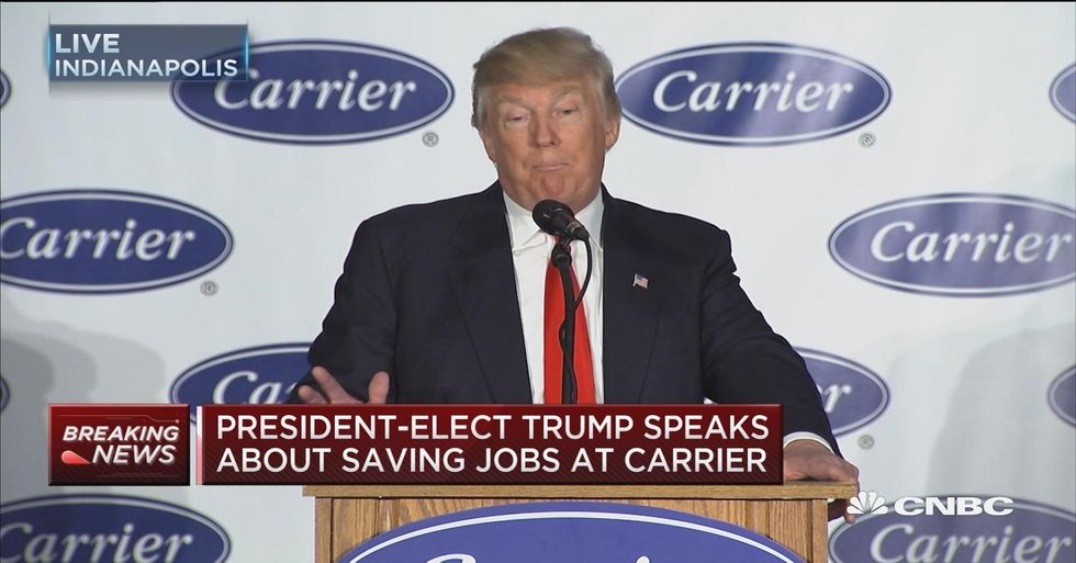 Unemployed ex-Carrier worker: Trump 'blew smoke up our asses' with a 'sh*t-eating grin' on his face