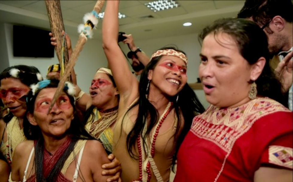 Ecuador Amazon tribe win first victory against oil companies
