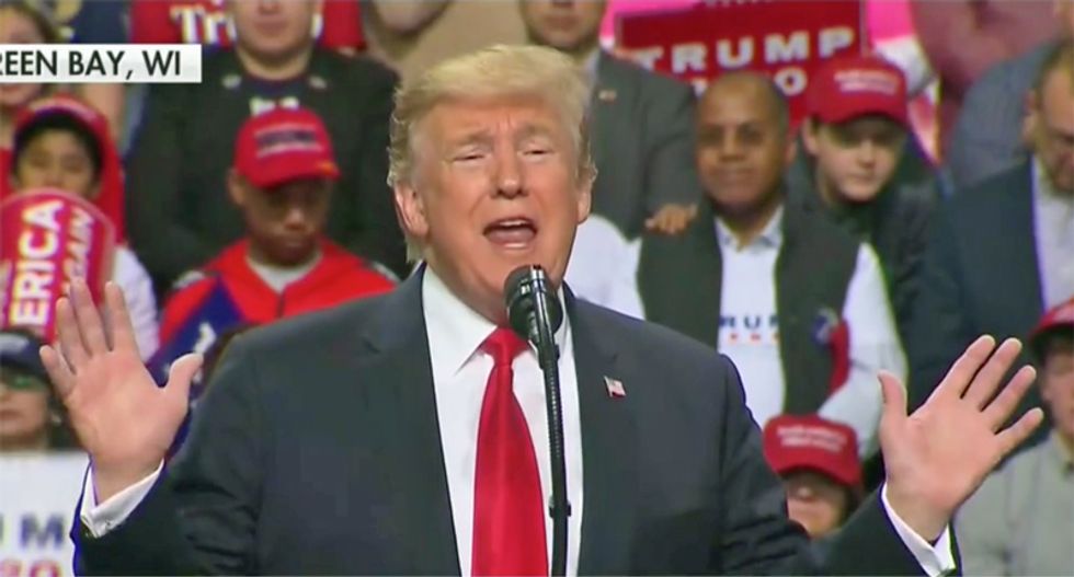 Trump fixated on crowd sizes in Green Bay speech as Democrats draw bigger numbers