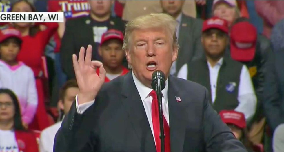 Watch Trump’s hilarious flub about Ohio — made while he was campaigning in the key battleground state