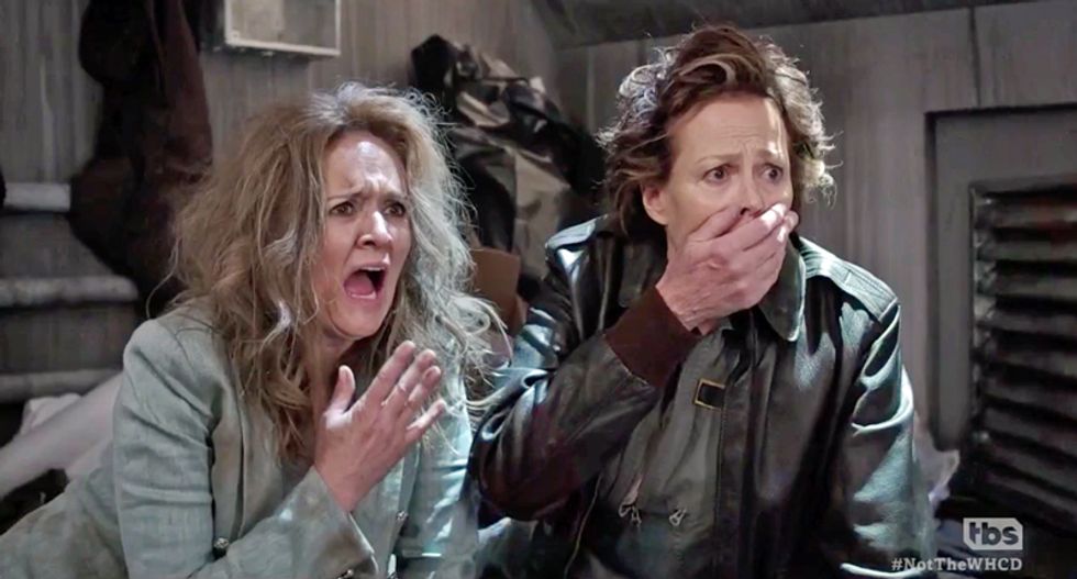 Sigourney Weaver revived her iconic ‘Aliens’ role for Samantha Bee’s ‘Not the White House Correspondents Dinner’ special
