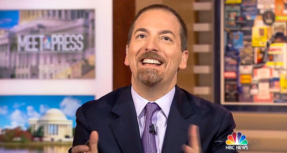 Chuck Todd laughs out loud at trade chief who says Trump won't change mind on tariffs -- unless he does