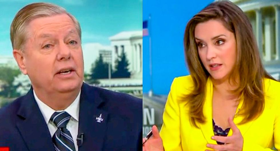'Someone is lying': CBS host broadsides Lindsey Graham after he says Trump didn't do 'one thing' to obstruct Mueller