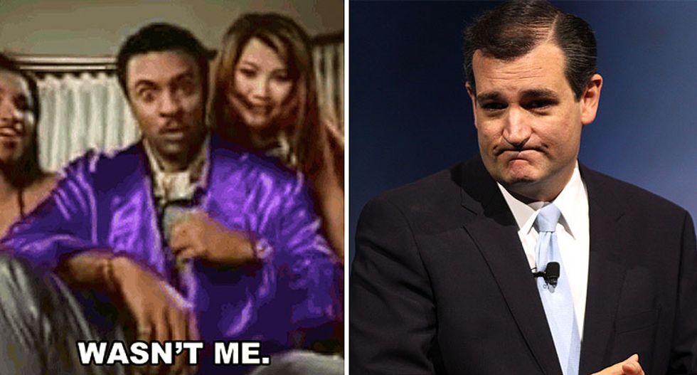'The Shaggy defense!': Internet loses it after Ted Cruz doubles down on claim person who liked porn 'wasn't me’