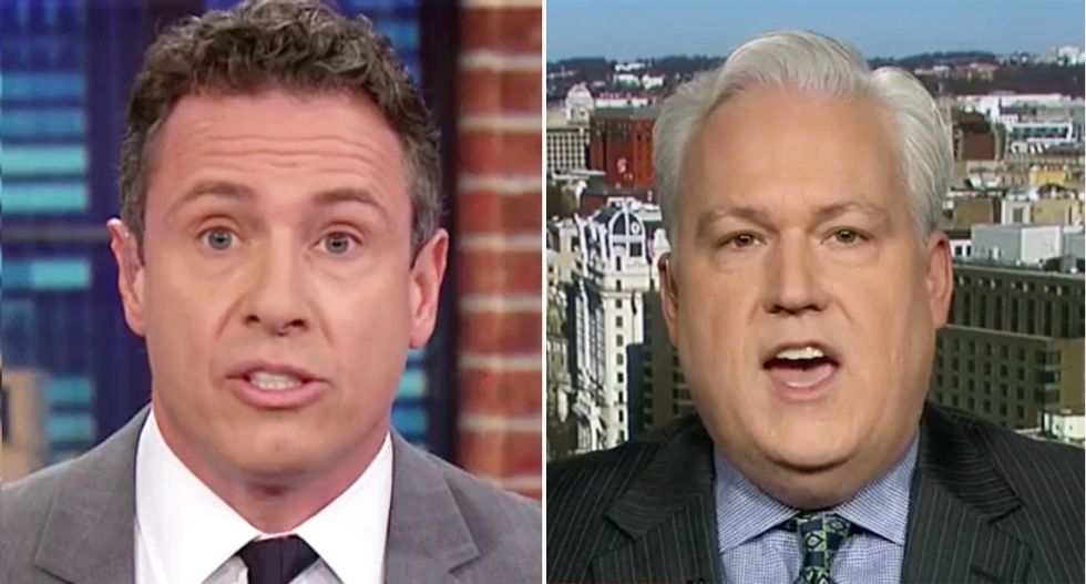 'If I want to call you a liar, I'll do it to your face': CNN's Cuomo slaps down Trump defender in angry 'chaos' exchange