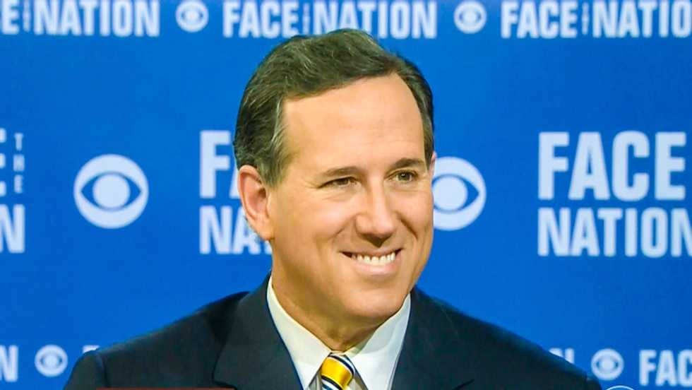 Rick Santorum quotes 'God Hates Fags' slogan on national TV to defend 'religious freedom' laws
