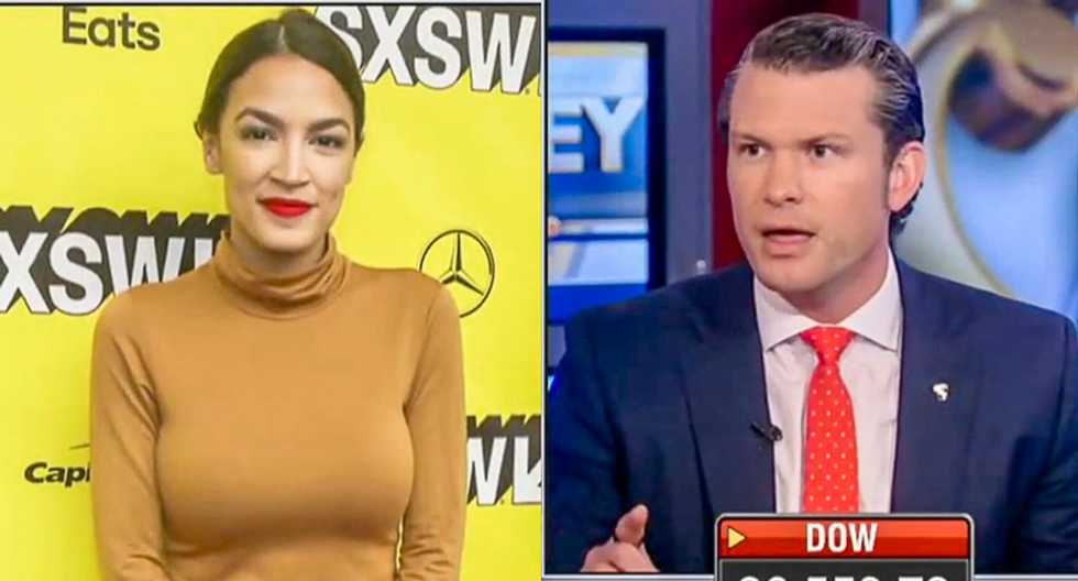 Fox hosts embarrass themselves by blaming global warming on Alexandria Ocasio-Cortez running a 5k race