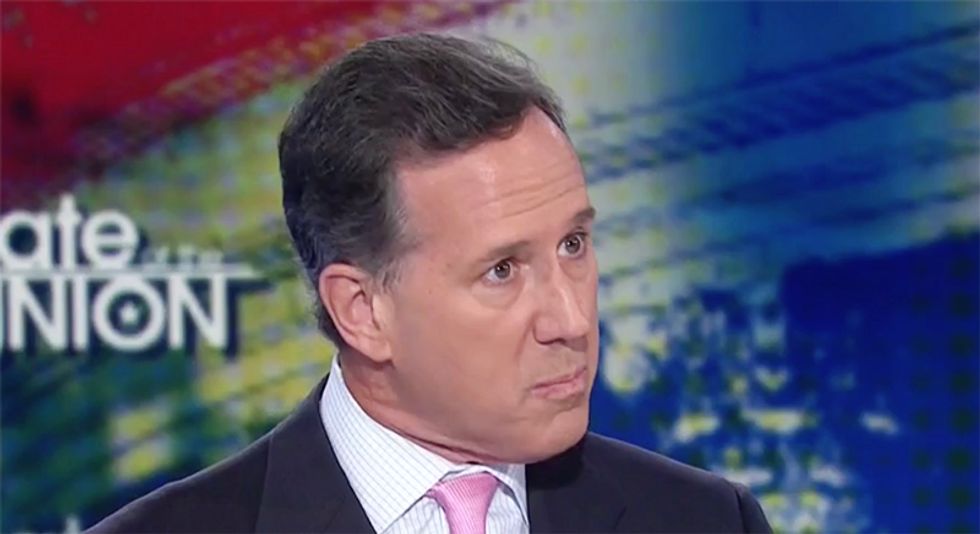 CNN's Rick Santorum reminded he has 7 kids during defense of immigrant child snatching -- and all hell breaks loose