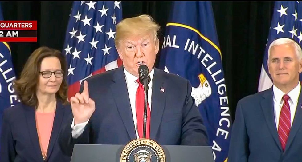 WATCH: Trump calls Devin Nunes 'a courageous man' at swearing in of CIA director