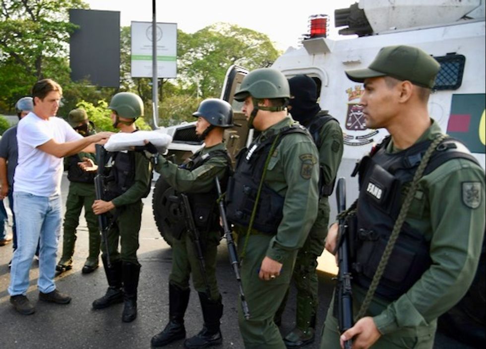 Venezuela says 'attempted coup' under way