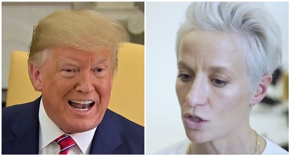 Trump lashes out at US women's soccer player for refusing to visit the White House