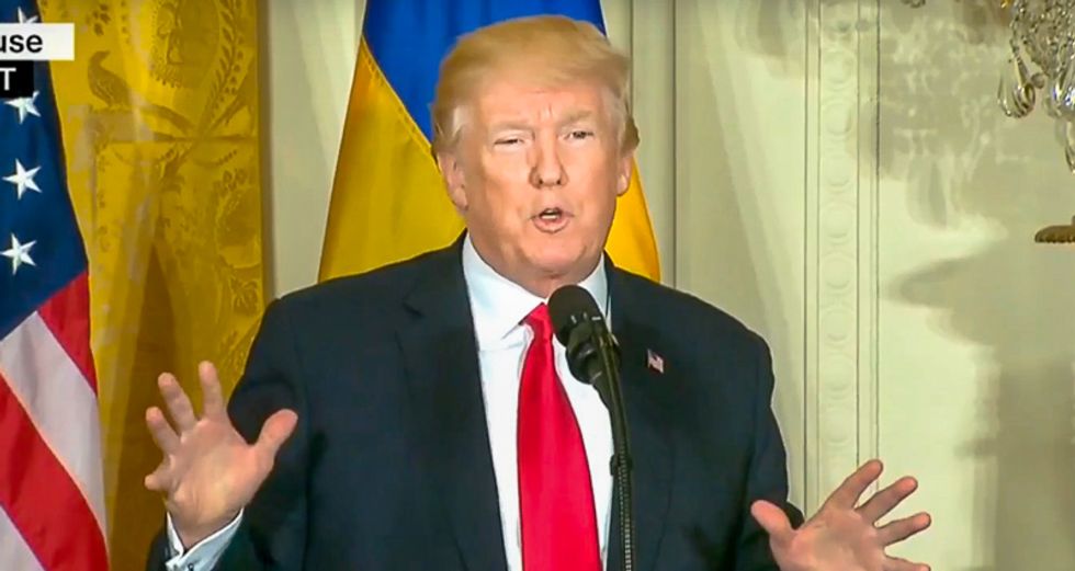 Trump says 'I love conflict' after Conway gets popped for lawbreaking: 'I like watching it, I like seeing it'