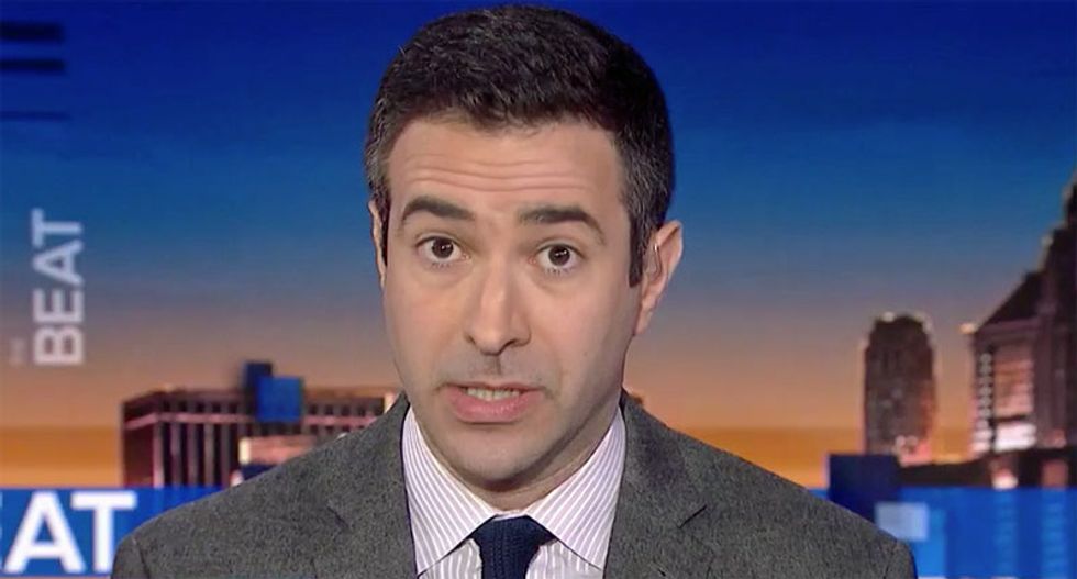 'The storm is hitting': MSNBC's Ari Melber predicts something big 'is happening in the Mueller probe right now'