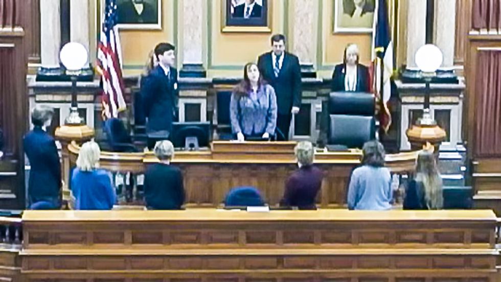 Lawmaker asks 'What would Jesus do?' -- then turns his back on Wiccan priestess' prayer at Iowa House
