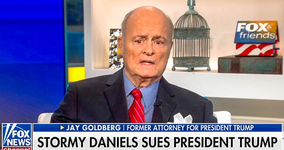 Trump adviser stuns Fox & Friends: Stormy Daniels' hush agreement is 'not valid' if Donald didn't sign