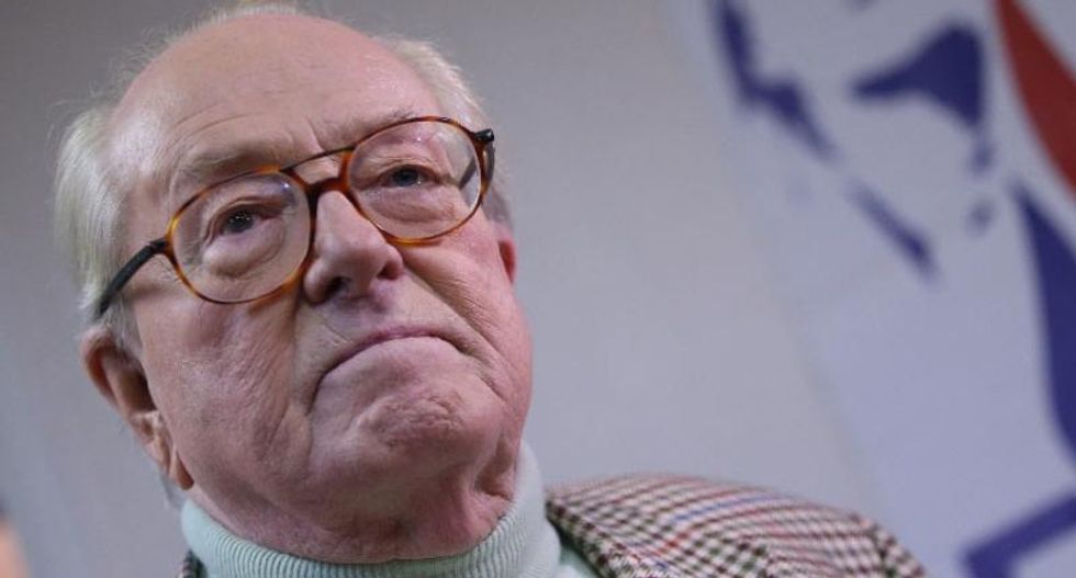 Trump receives endorsement from Jean-Marie Le Pen, founder of France’s racist National Front