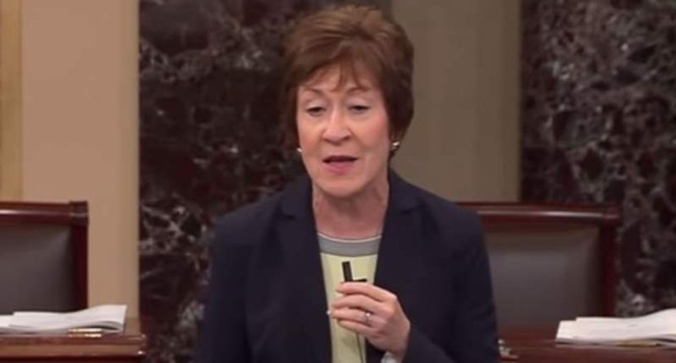 Susan Collins and a 'small group' of Republicans are pushing to allow witnesses to testify at Trump's Senate trial