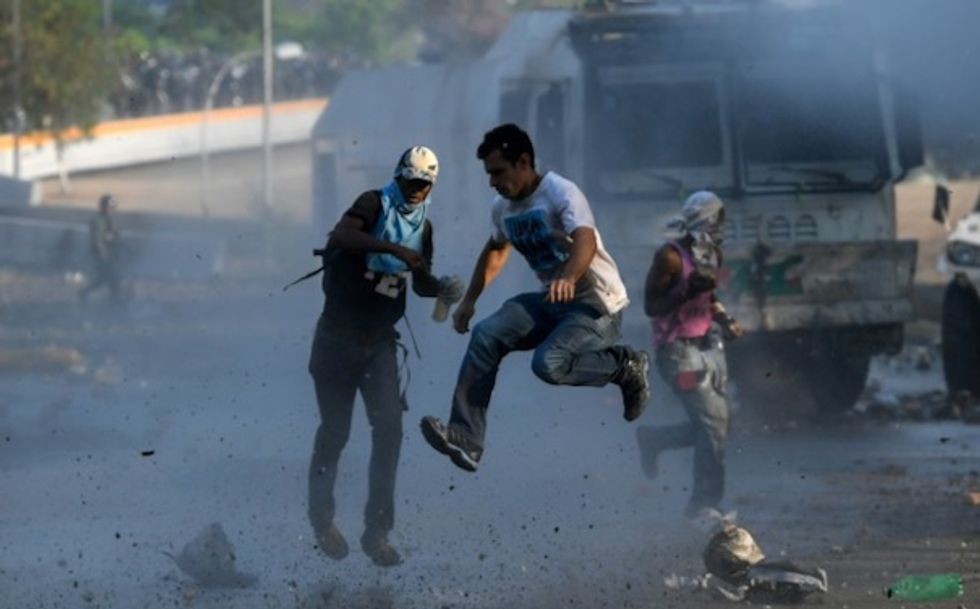 One dead, 46 hurt in Venezuela May Day clashes