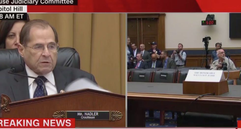 Nadler tears into Trump and Bill Barr after attorney general refuses to show up to House hearing