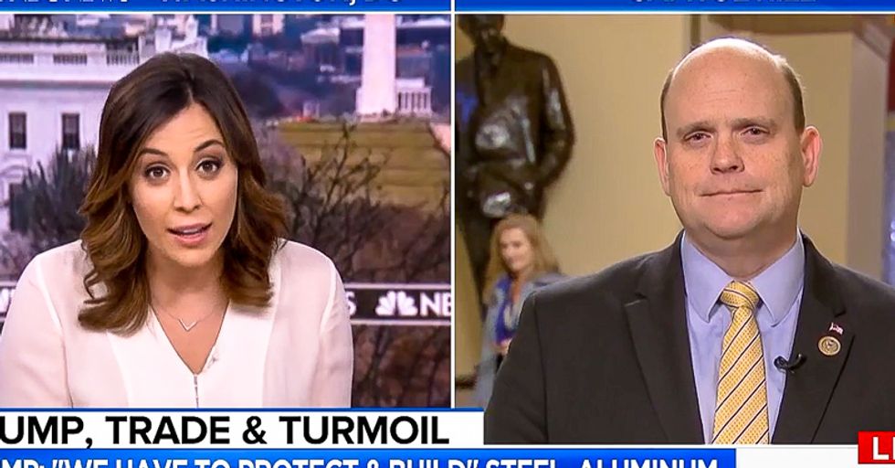 Hallie Jackson corners Trump tariff defender: The plan is a ‘hot mess and that is a factually correct statement’