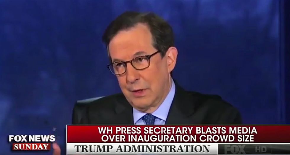 'This is a ridiculous conversation': Chris Wallace pounds Priebus for arguing over inaugural crowd counts