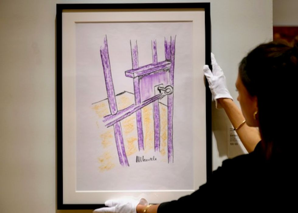 Mandela prison drawing sells for $112,575 in New York