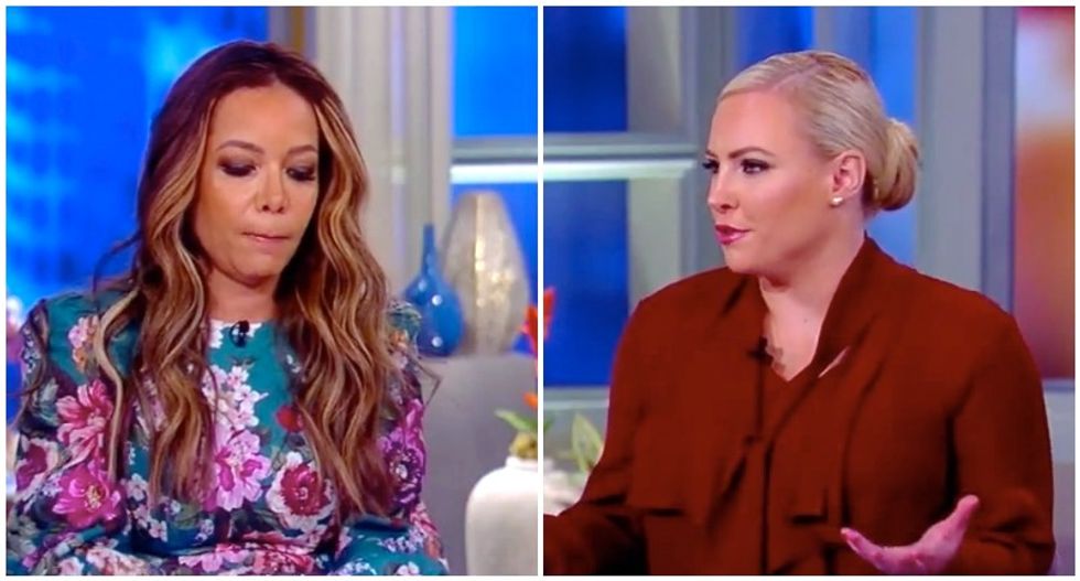 The View clashes over Facebook's ban of Alex Jones -- who finds an unlikely defender