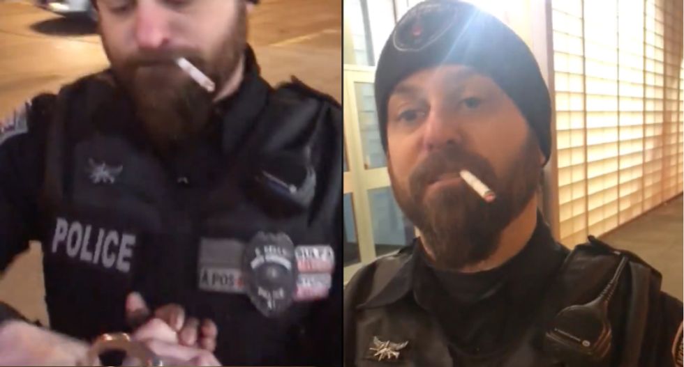 WATCH: Off-duty cop tackles and handcuffs a black woman for filming him harass a group of teens