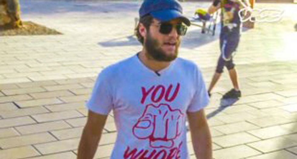 Arizona hate preacher who tells women they deserve rape now harasses Mosque-goers