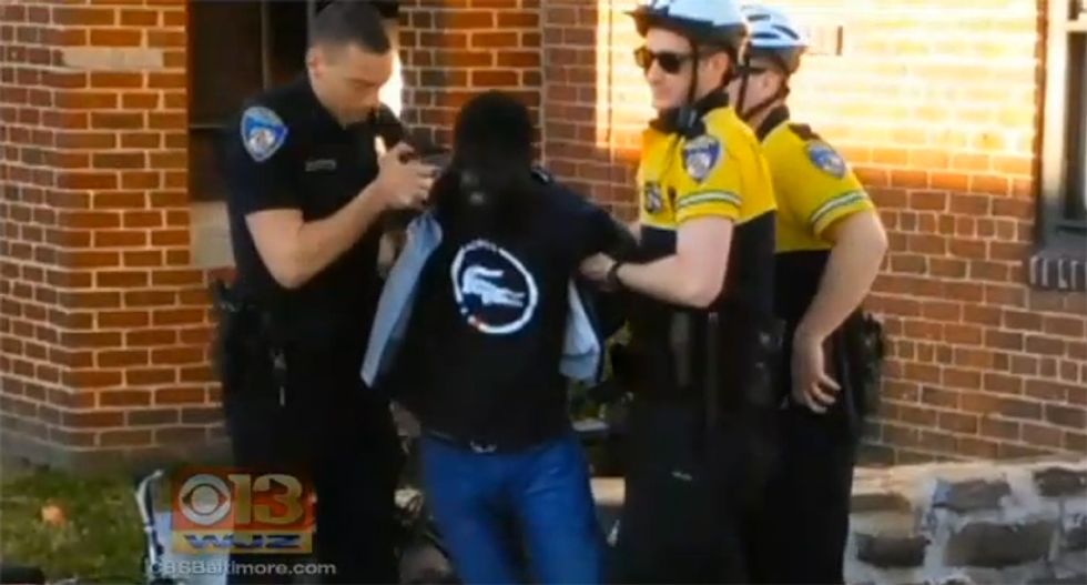 Baltimore officer suspended in Freddie Gray case twice accused of domestic violence