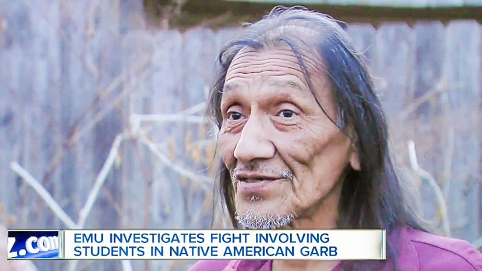 College students in 'red face' mock native elder, claim racist party is ceremony to 'impregnate women'
