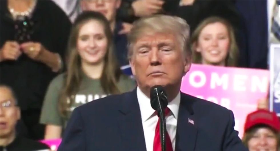 ‘Someone scared?’ The internet heaps mockery on Trump’s unhinged Comey ‘slime ball’ rant