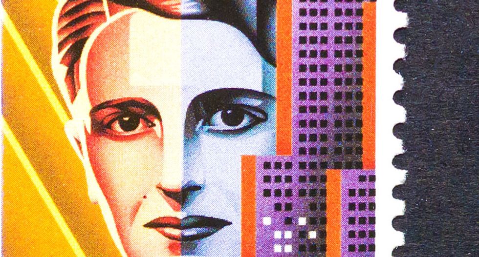 Ayn Rand's philosophy of selfishness has a deep influence on the mindset of the right