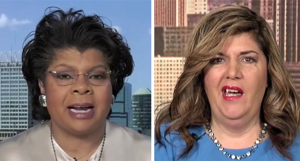 WATCH: CNN's April Ryan drops the hammer on Trump defender as she laughs off his 'attack the press schtick'