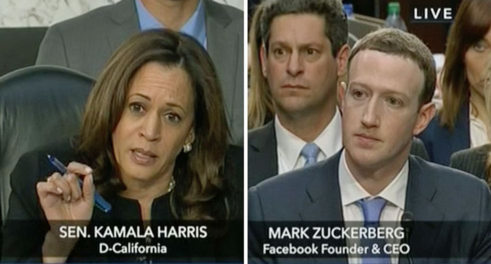 Kamala Harris grills Facebook’s Mark Zuckerberg for deflecting Senate questions: ‘You don’t have answers’