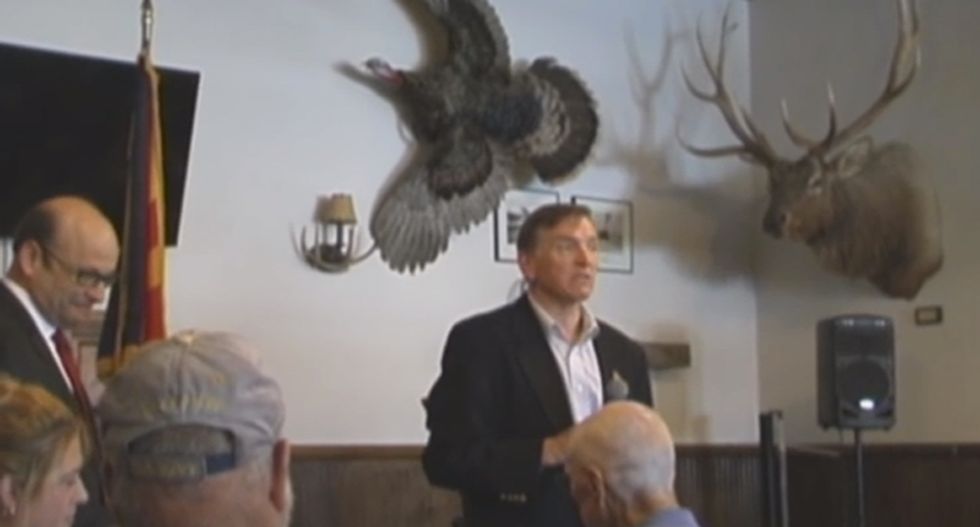 ‘We don’t need science!’: Chemtrail truthers badger GOP congressman at rowdy public meeting