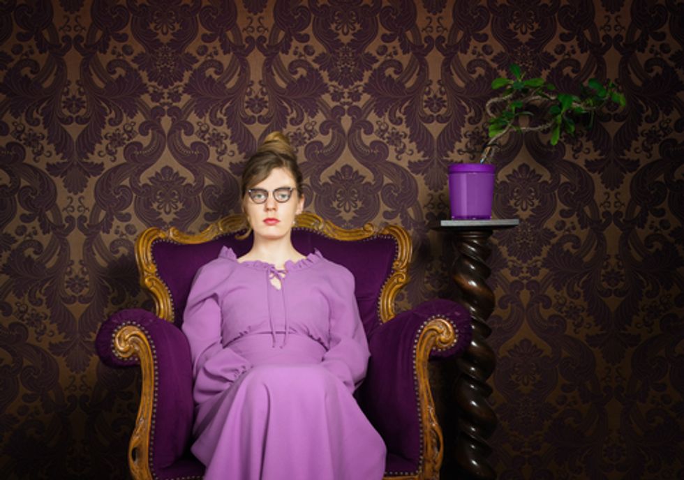 Instead of identifying as an honorary spinster, how about as a man's equal?