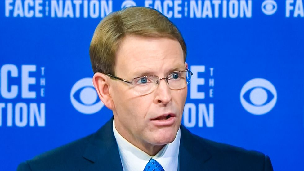CBS host introduces Tony Perkins as 'anti-gay hate group' leader: 'You don't speak for Christians'