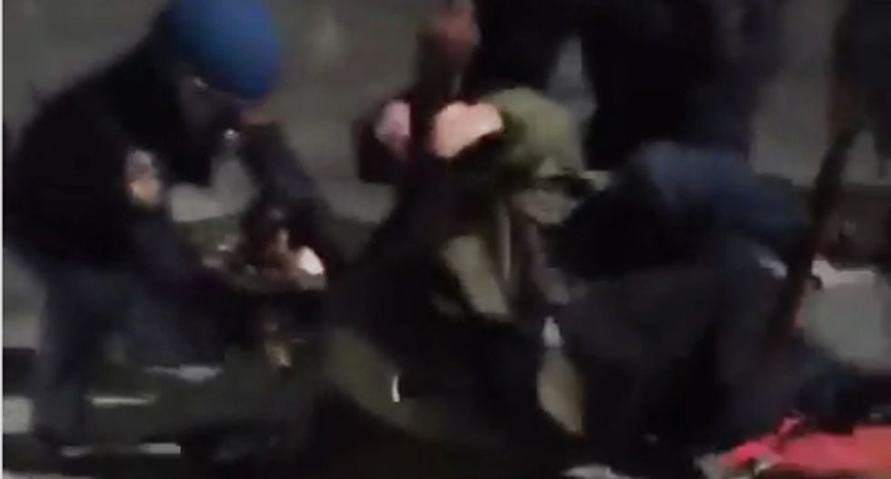 WATCH: Baltimore police pummel ‘City Paper’ photographer at Freddie Gray protest