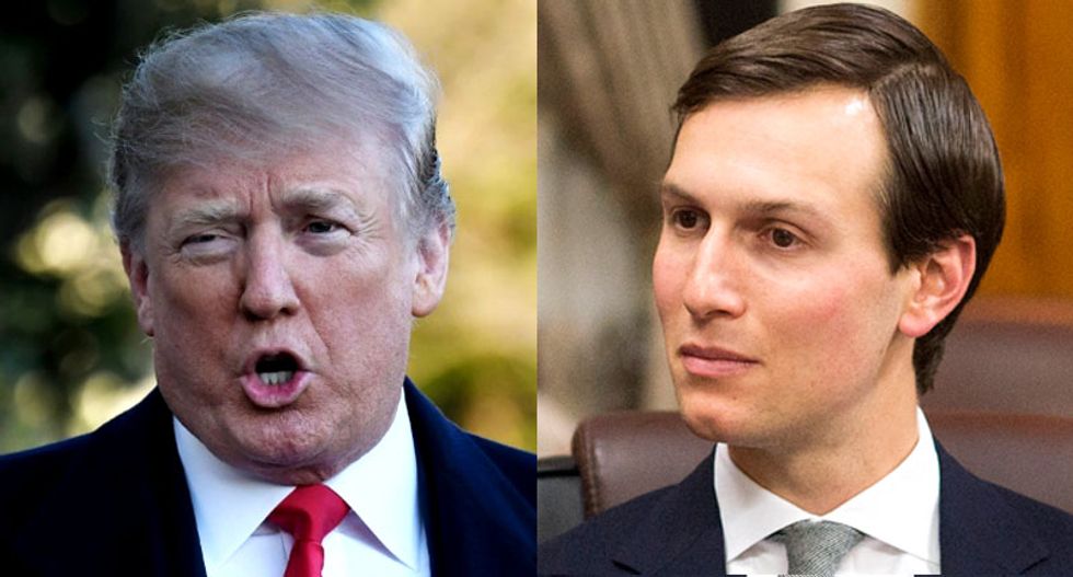 Trump says he did not know about Kushner's WhatsApp messaging