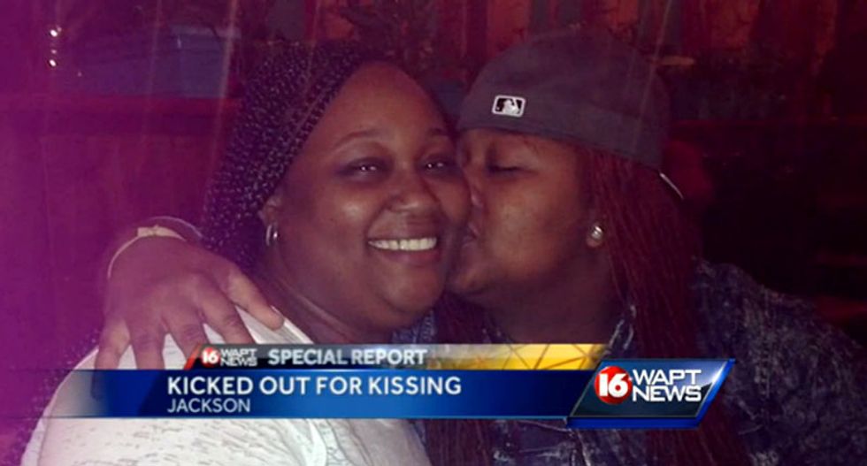 Mississippi lesbian couple says pastor kicked them out of bowling alley for kissing