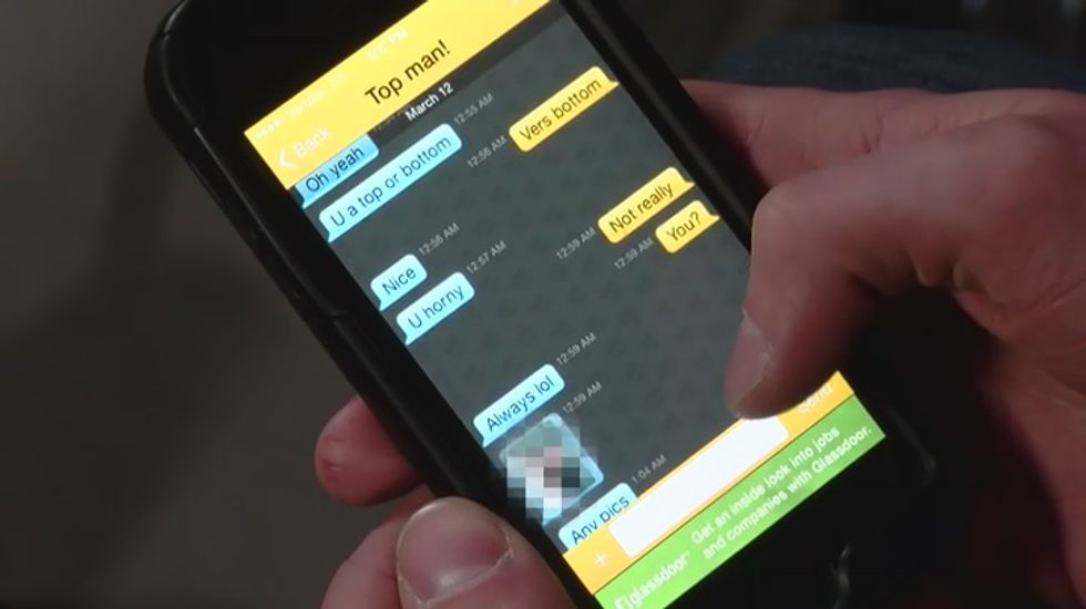Grindr user outs anti-gay GOPer's dick pic: 'How can you vote against the person you're trying to pick up?'