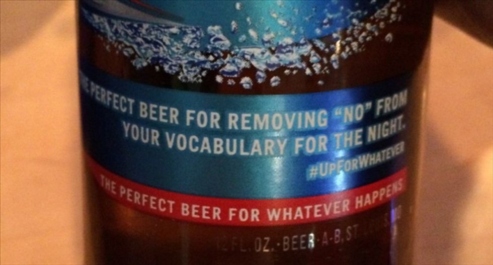 'Remove no from your vocabulary': Bud Light backtracks after uproar over creepy slogan