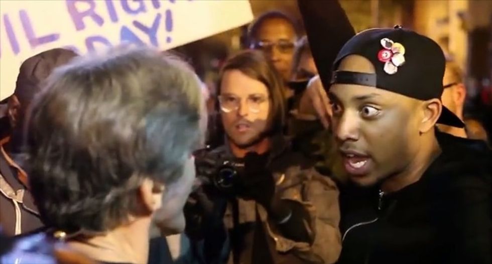 'Get out of Baltimore': Off-air footage shows protester slamming Geraldo Rivera and Fox News