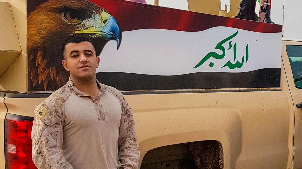 Did the Pentagon take a swipe at Trump by sharing this inspiring story of a Muslim refugee-turned-Marine?