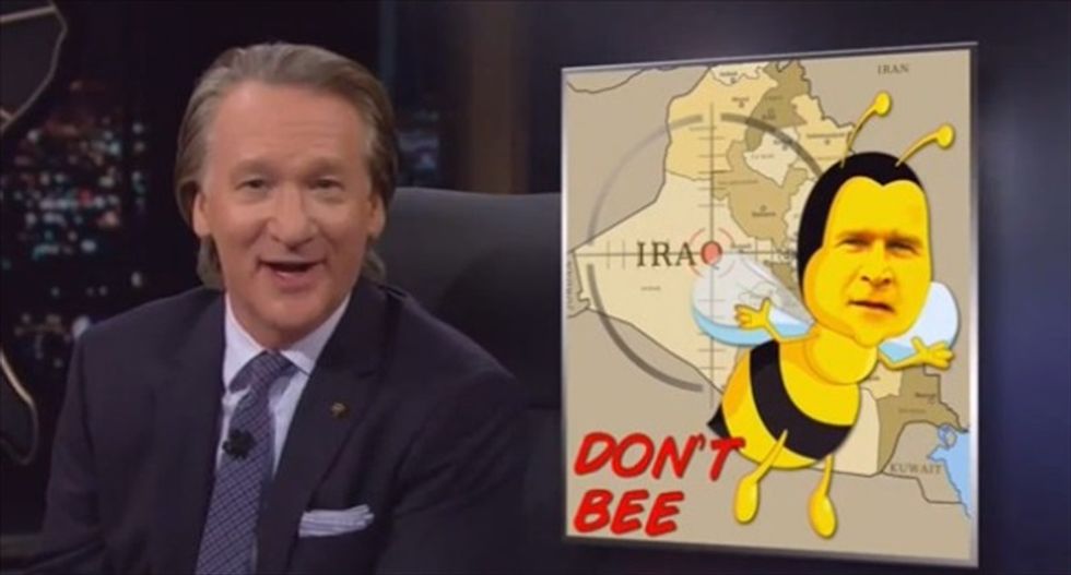 Bill Maher shreds GOP 'chickenhawks' for recycling 'empty tough-guy talk' on campaign trail