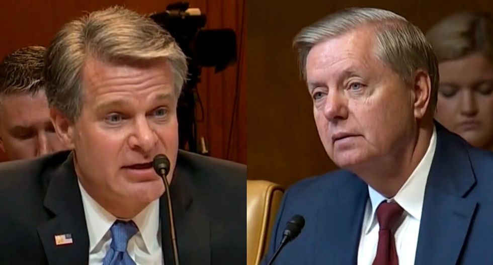 FBI chief warns Lindsey Graham: Russia hasn’t gotten the message not to meddle in 2020