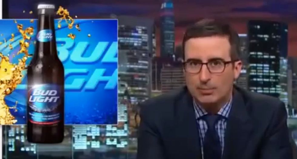 John Oliver mocks Bud Light's 'rapey' ad campaign: 'If a nickel could urinate, it would taste like a Bud Light'