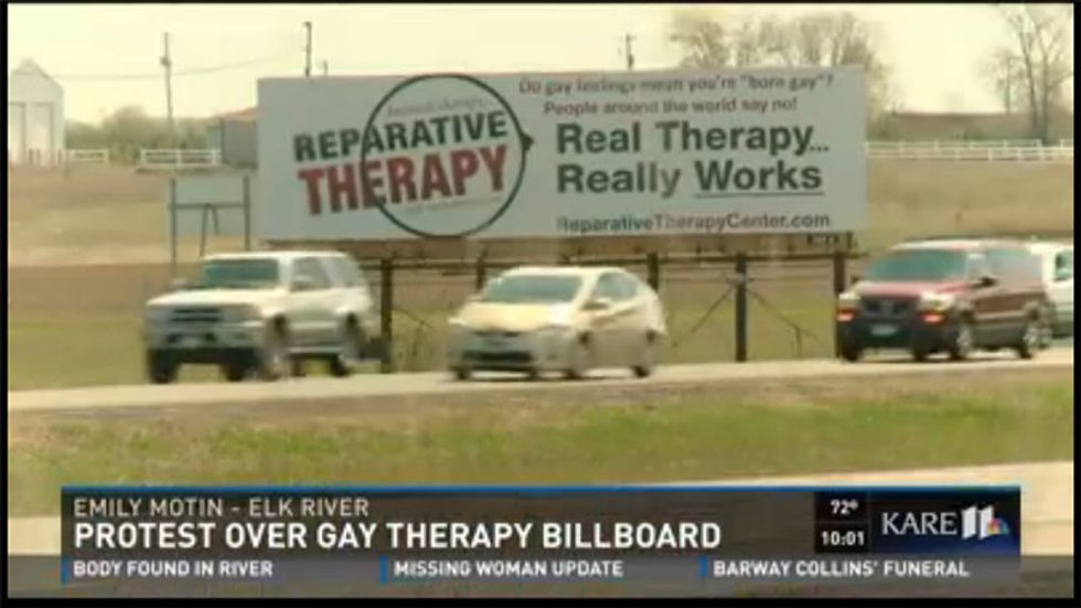 Minnesota teens slam 'gay conversion' billboard that claims ex-gay therapy 'really works'